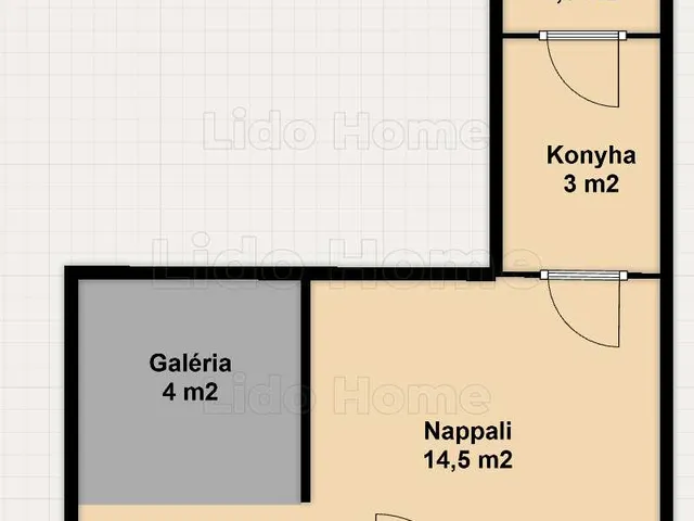 Eladó lakás Siófok, Belváros 22 nm
