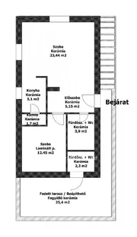 Eladó üdülő és hétvégi ház Miskolc, Miskolctapolca 66 nm