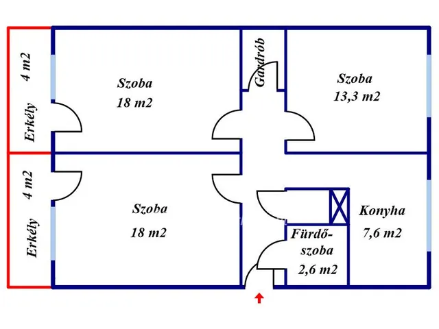 Eladó lakás Miskolc 75 nm