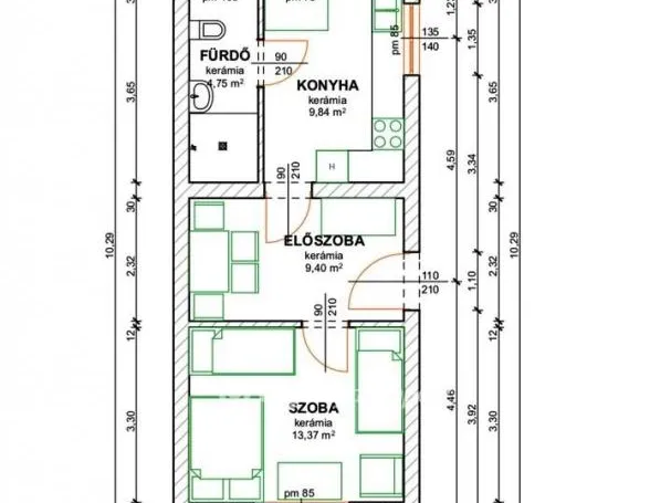 Eladó üdülő és hétvégi ház Mezőkövesd 60 nm