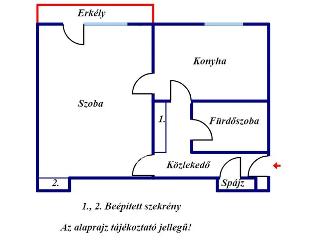 Eladó lakás Kazincbarcika 45 nm