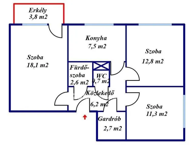 Eladó lakás Miskolc 64 nm