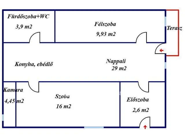 Eladó ház Bükkábrány 69 nm