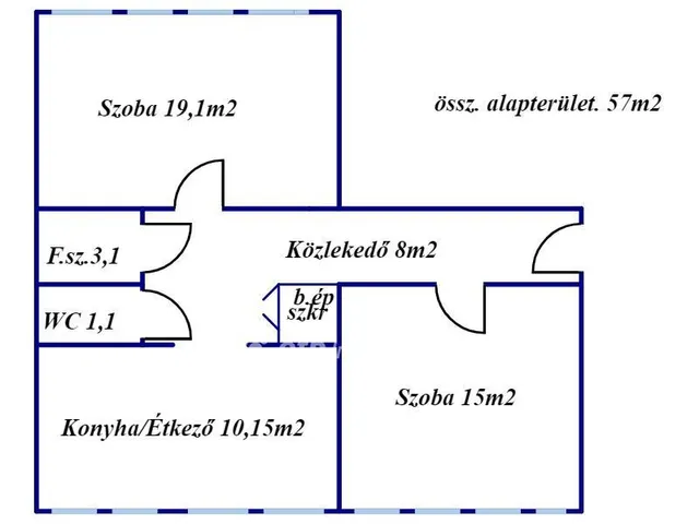 Eladó lakás Sárospatak 57 nm