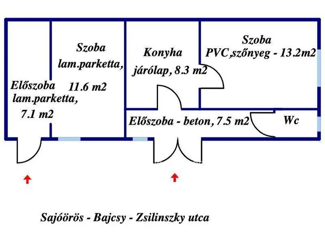 Eladó ház Sajóörös 47 nm