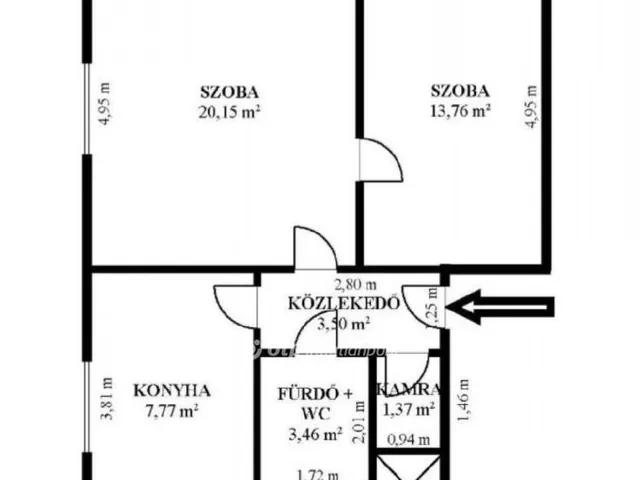 Eladó lakás Miskolc 49 nm