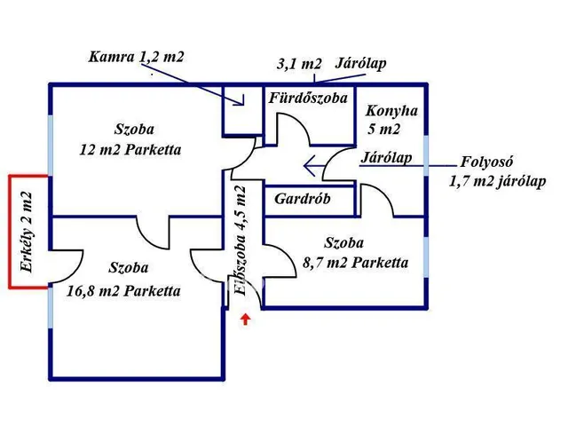 Eladó lakás Miskolc 55 nm