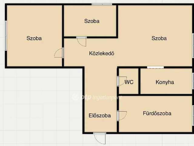 Eladó lakás Miskolc, Szentpéteri kapu 56 nm
