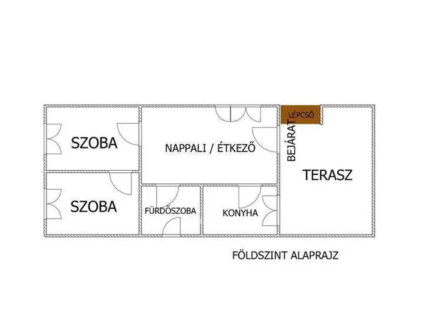 Eladó nyaraló Mezőkövesd 55 nm