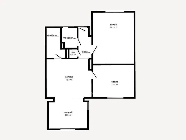 Eladó lakás Edelény 72 nm