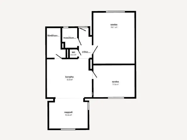 Eladó lakás Edelény 72 nm