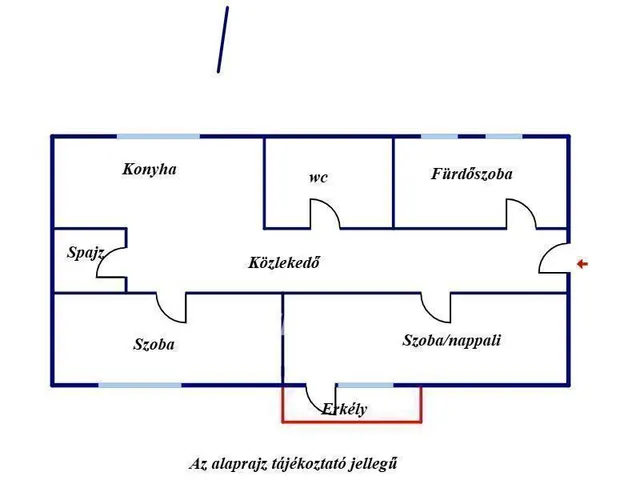 Eladó lakás Miskolc, Szentpéteri kapu 55 nm