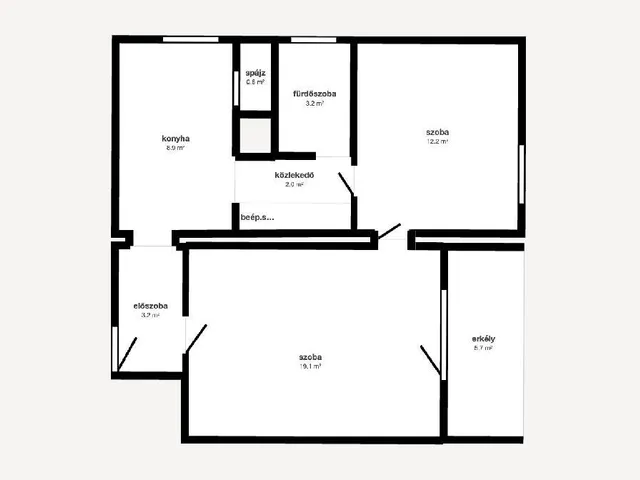 Eladó lakás Kazincbarcika 58 nm