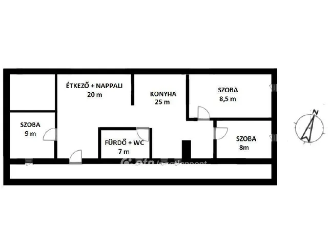 Eladó ház Homrogd 90 nm