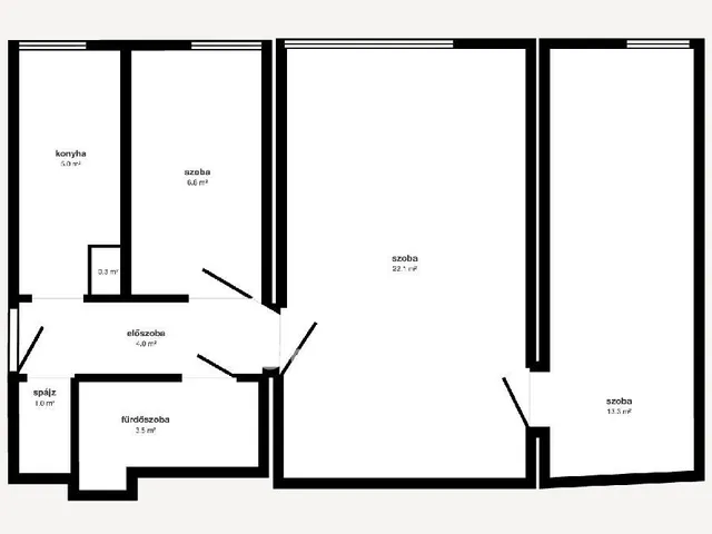 Eladó lakás Sajószentpéter 54 nm