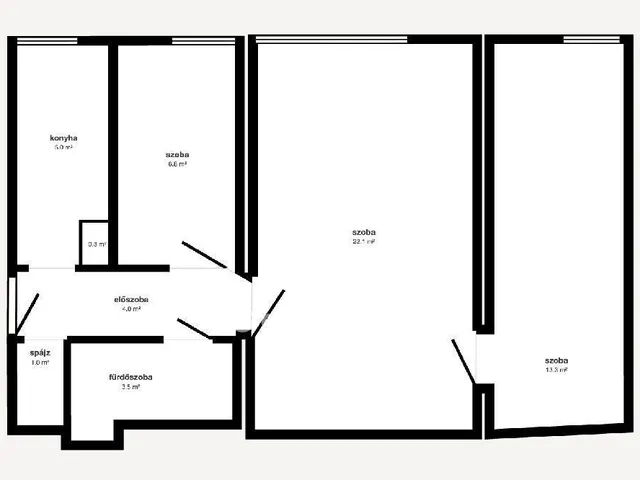 Eladó lakás Sajószentpéter 54 nm