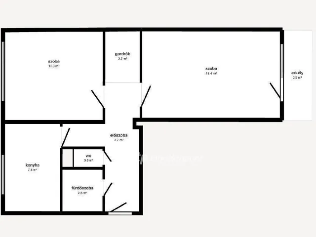 Eladó lakás Miskolc 55 nm
