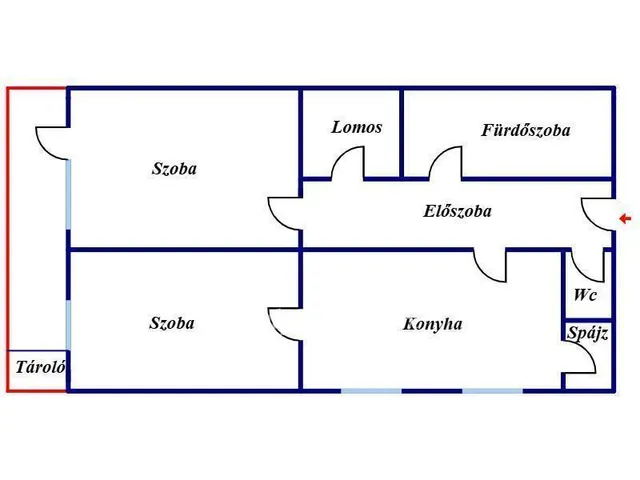 Eladó lakás Miskolc 58 nm