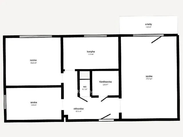 Eladó lakás Tiszaújváros 55 nm