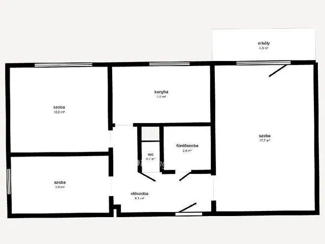 Eladó lakás Tiszaújváros 55 nm