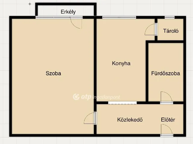 Eladó lakás Miskolc 37 nm