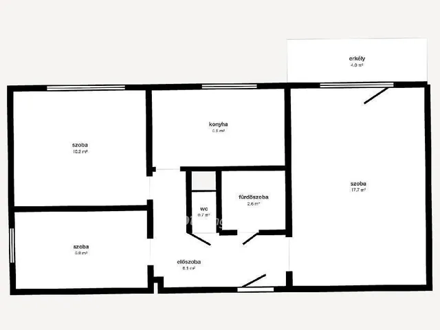 Eladó lakás Tiszaújváros 55 nm