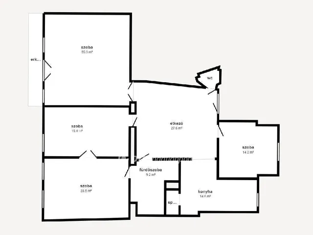 Eladó lakás Miskolc, Belváros 146 nm