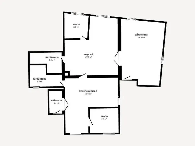 Eladó lakás Mezőkeresztes 80 nm