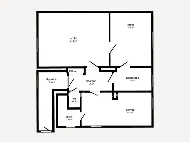 Eladó lakás Kazincbarcika 62 nm
