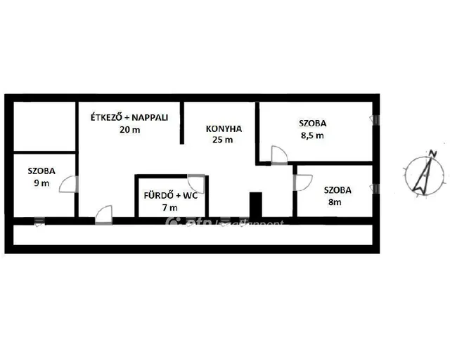 Eladó ház Homrogd 90 nm