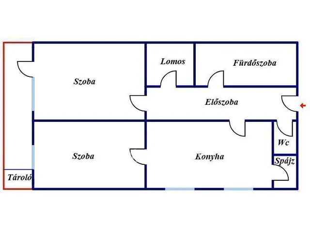 Eladó lakás Miskolc, Komlóstető 58 nm