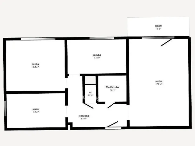 Eladó lakás Tiszaújváros 55 nm