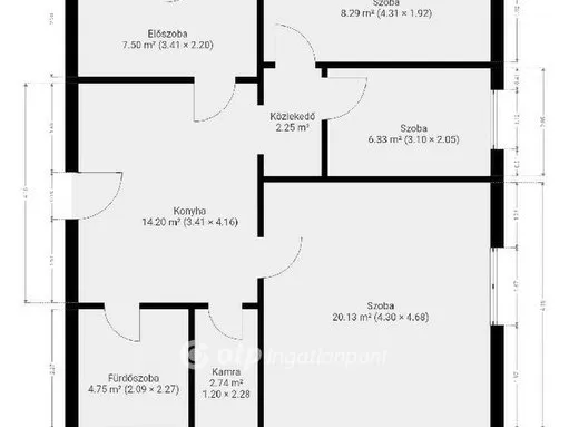 Eladó ház Gelej 66 nm