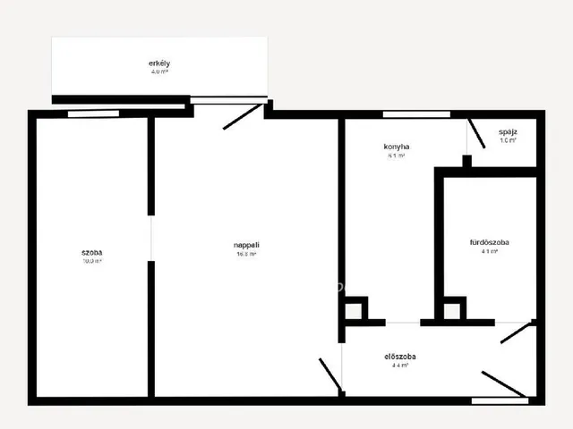 Kiadó lakás Tiszaújváros 42 nm