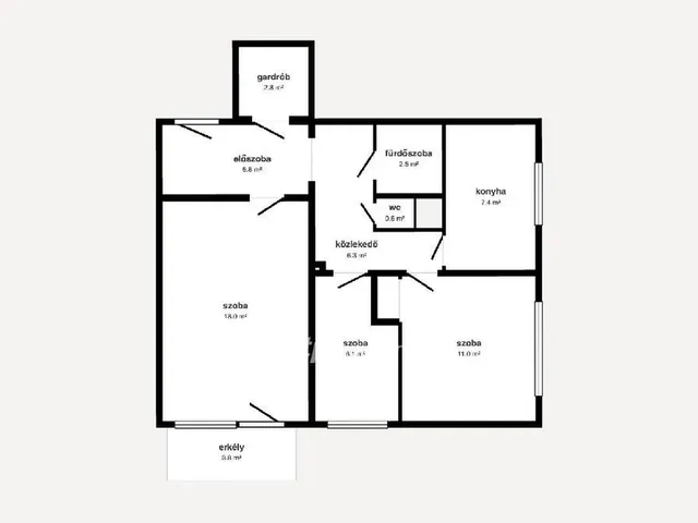 Eladó lakás Miskolc 63 nm