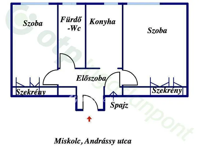 Eladó lakás Miskolc, Bulgárföld 48 nm