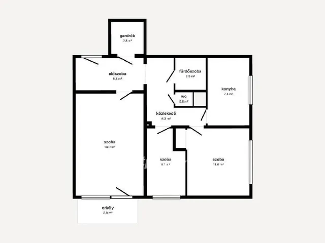 Eladó lakás Miskolc 63 nm