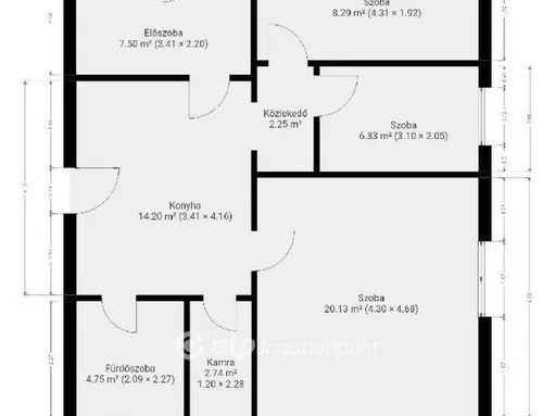 Eladó ház Gelej 66 nm