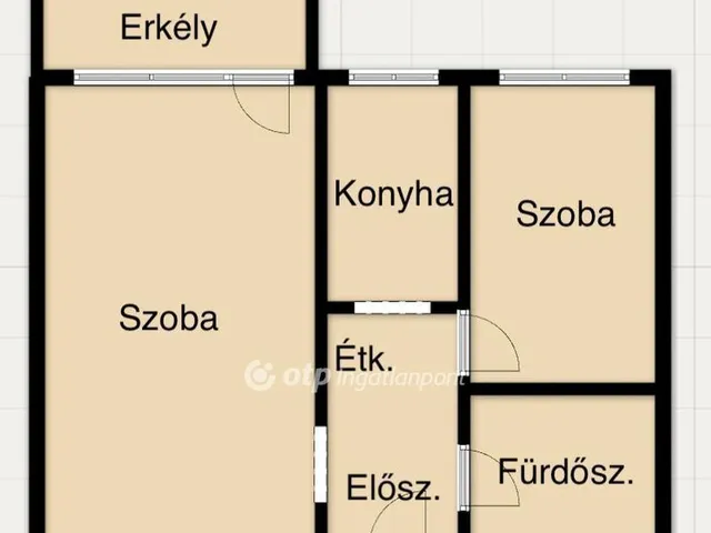 Eladó lakás Miskolc 37 nm