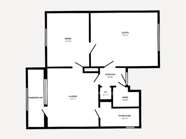 Eladó lakás Edelény 72 nm