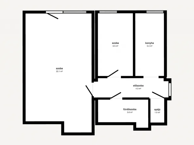 Eladó lakás Kazincbarcika 42 nm