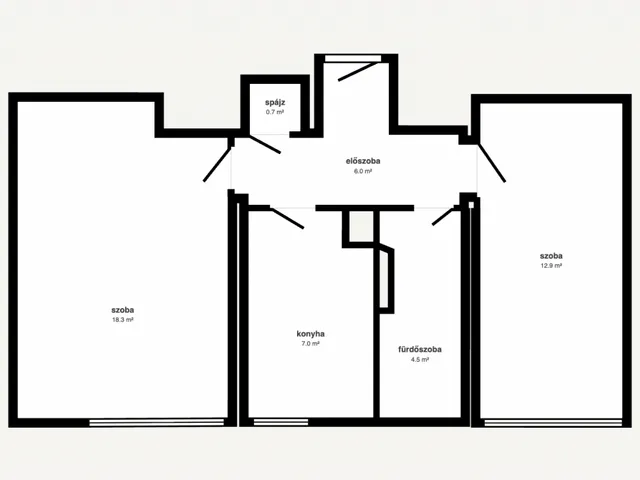Eladó lakás Tiszaújváros 49 nm