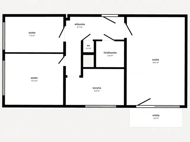 Eladó lakás Miskolc 55 nm