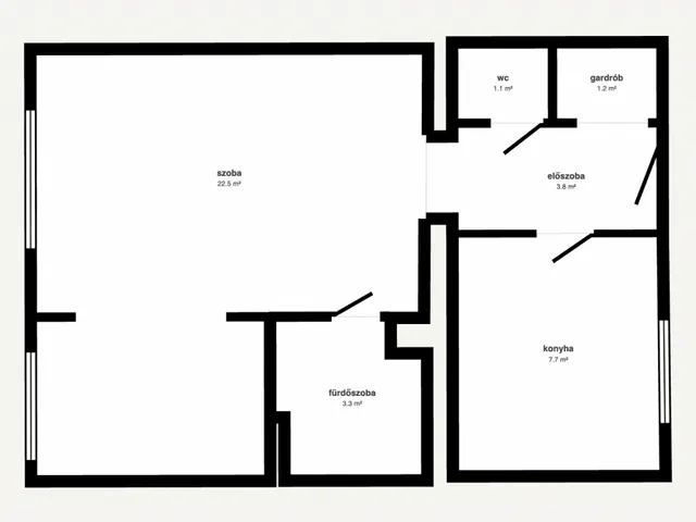 Eladó lakás Tiszaújváros 39 nm