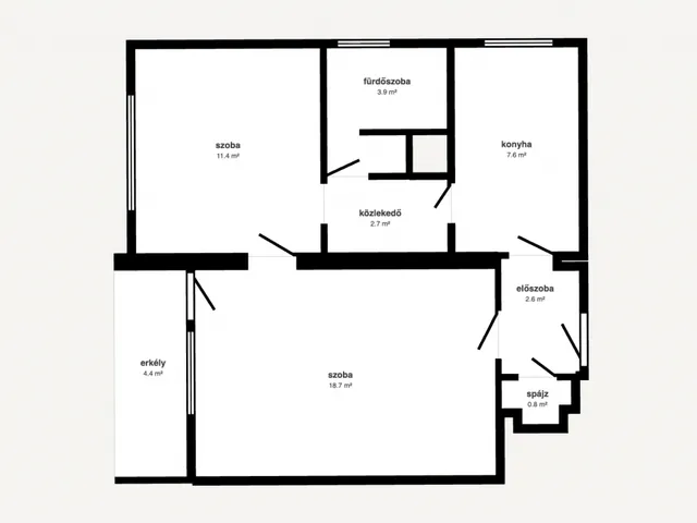 Eladó lakás Kazincbarcika, Belváros 53 nm