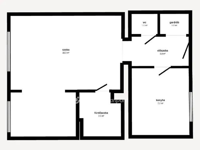 Eladó lakás Tiszaújváros 39 nm