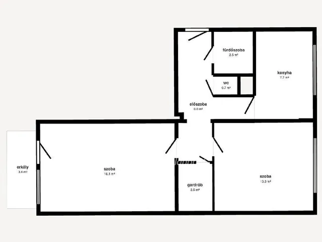Eladó lakás Kazincbarcika 55 nm