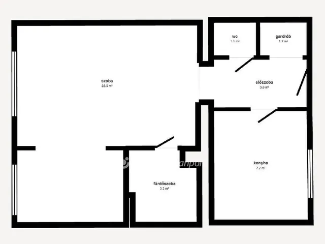 Eladó lakás Tiszaújváros 39 nm