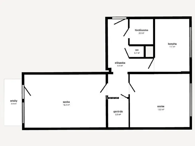 Eladó lakás Kazincbarcika 55 nm