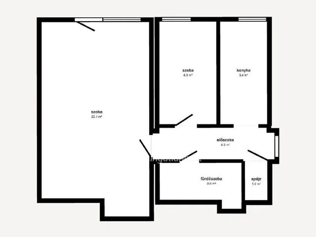 Eladó lakás Kazincbarcika 42 nm